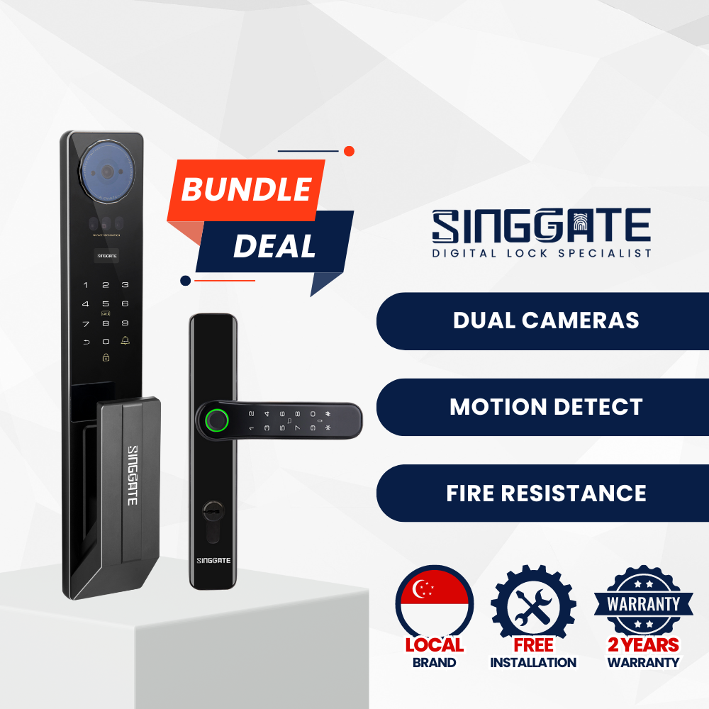 FR051 Door + FM021 Gate Digital Lock Bundle