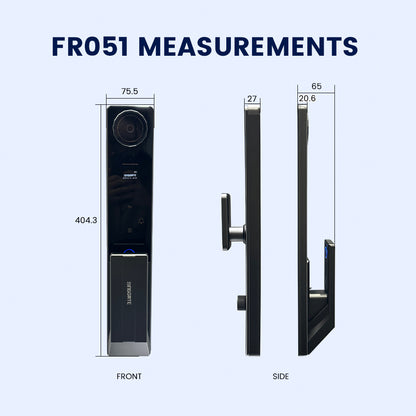 FR051 - SG No.1 3D Face Recognition + Dual cameras + Video Call Viewer Digital Door Lock