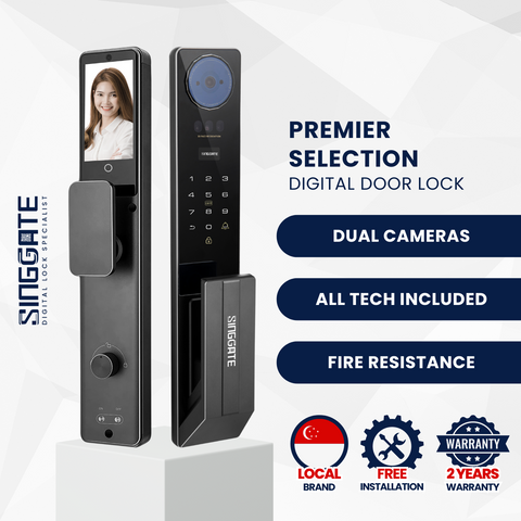 FR051 - 3D Face & Palm Vein Digital Door Lock