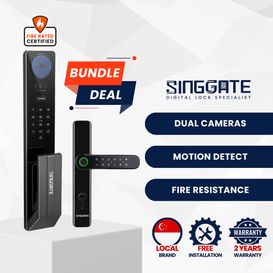 FR051 Door + FM021 Gate Digital Lock Bundle