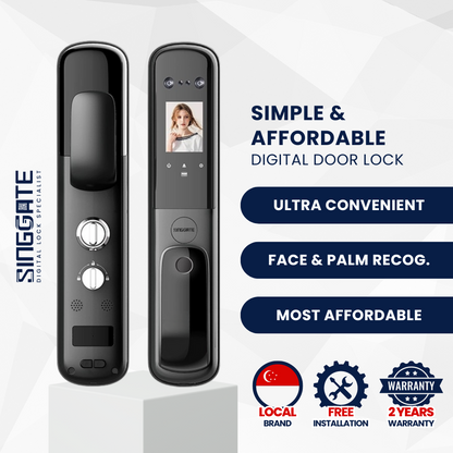 FR055 3D Face & Palm Digital Door Lock