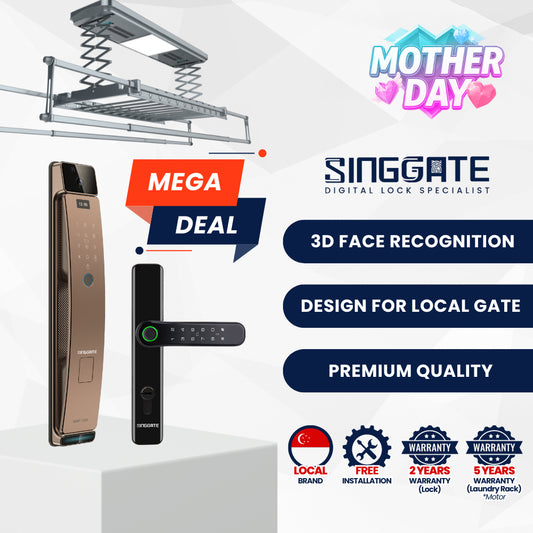 Mega Bundle - FR056 Door + FM021 Gate + LS026 Laundry Rack