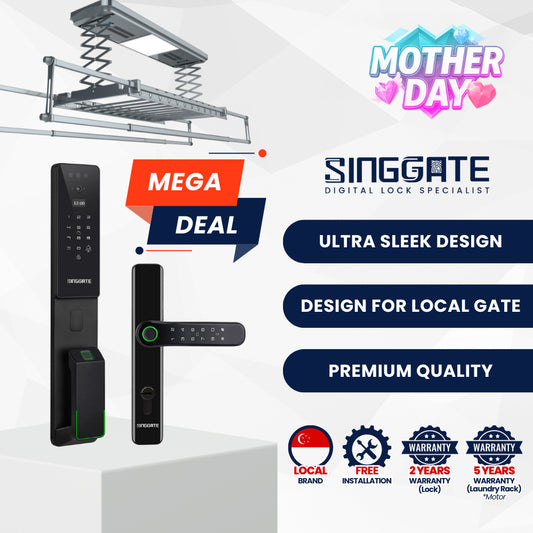 Mega Bundle - FR057 Door + FM021 Gate + LS026/023 Laundry Rack
