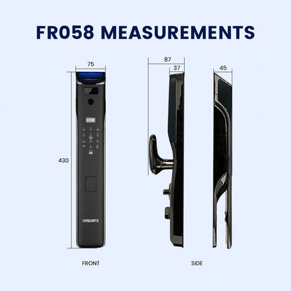 SINGGATE Door & Gate Bundle, ❤️NEW❤️*Bundle Deal* FR058 Door Digital Lock + FM021 Metal Gate Digital Lock - SINGGATE Digital Lock