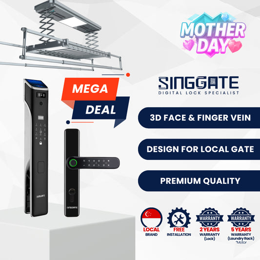 Mega Bundle - FR058 Door + FM021 Gate + LS026/023 Laundry Rack