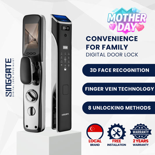 FR058 3D Face & Finger Vein Digital Door Lock