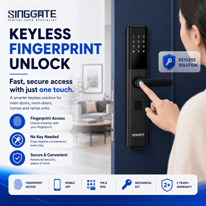 Singgate FM011 Smart User Management Control Digital Door Lock
