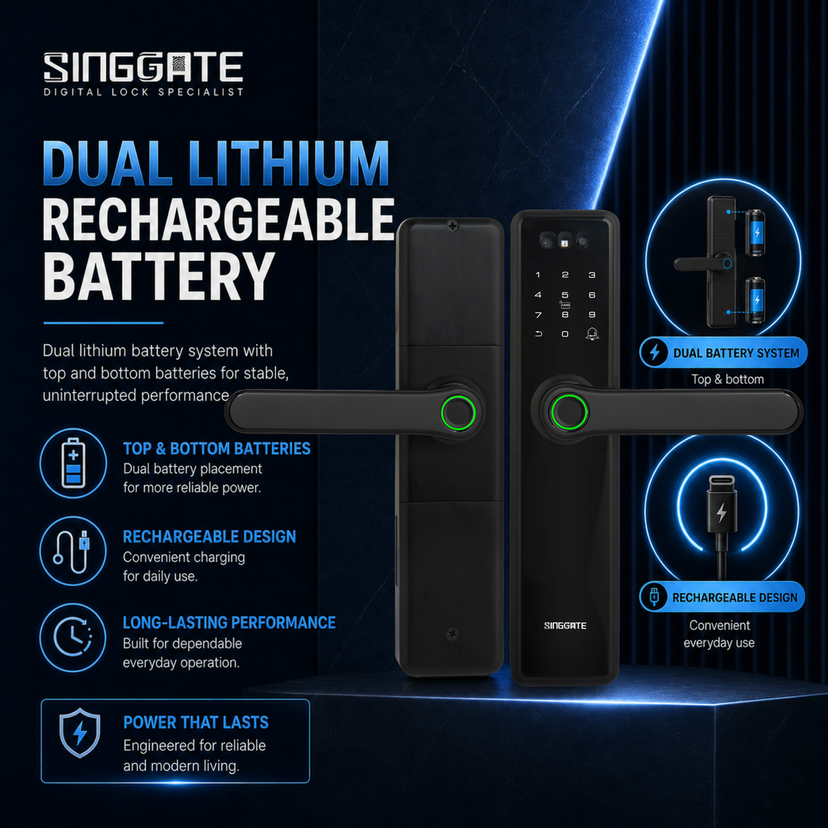 Singgate FM025 with 3D face + Video Calling Functions