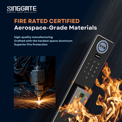 Singgate FR016 Door + FM021 Gate Digital Lock Bundle