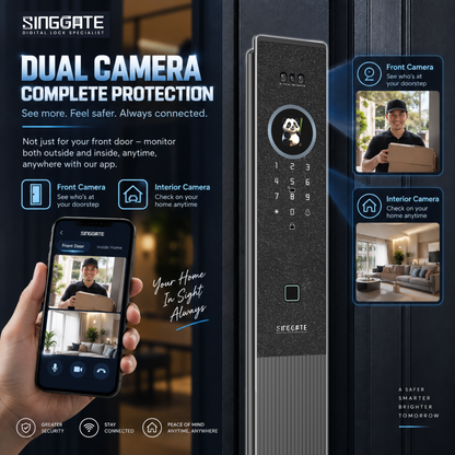 FR060 Door + FM021 Gate Digital Lock Bundle