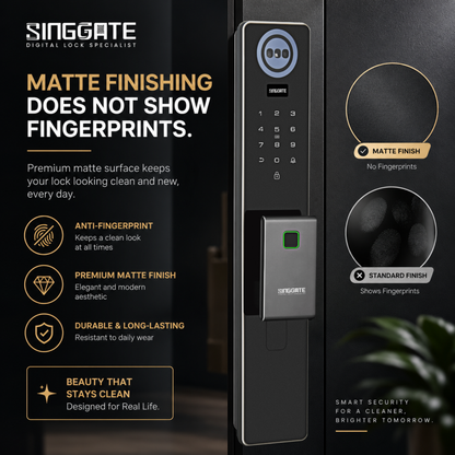 Singgate FR016 Door + FM021 Gate Digital Lock Bundle