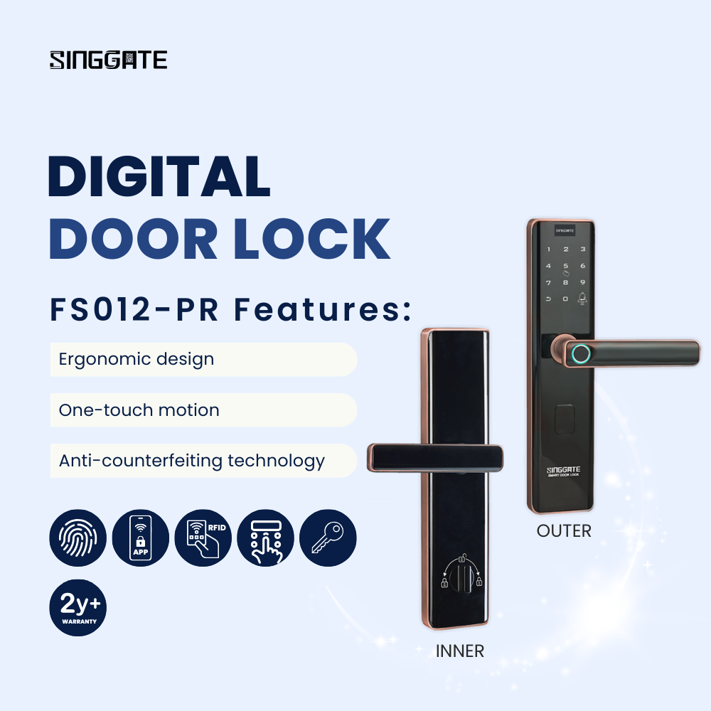 FS012 PRO Door Digital Lock （Smart Sync）