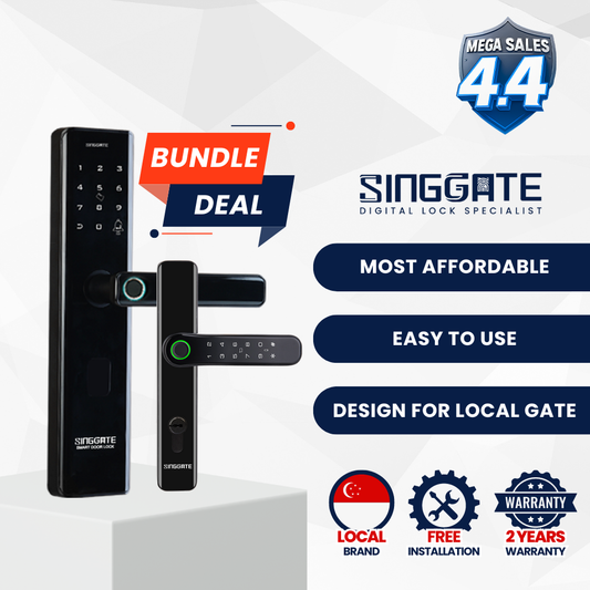 FS012 Door + FM021 Gate Digital Lock Bundle
