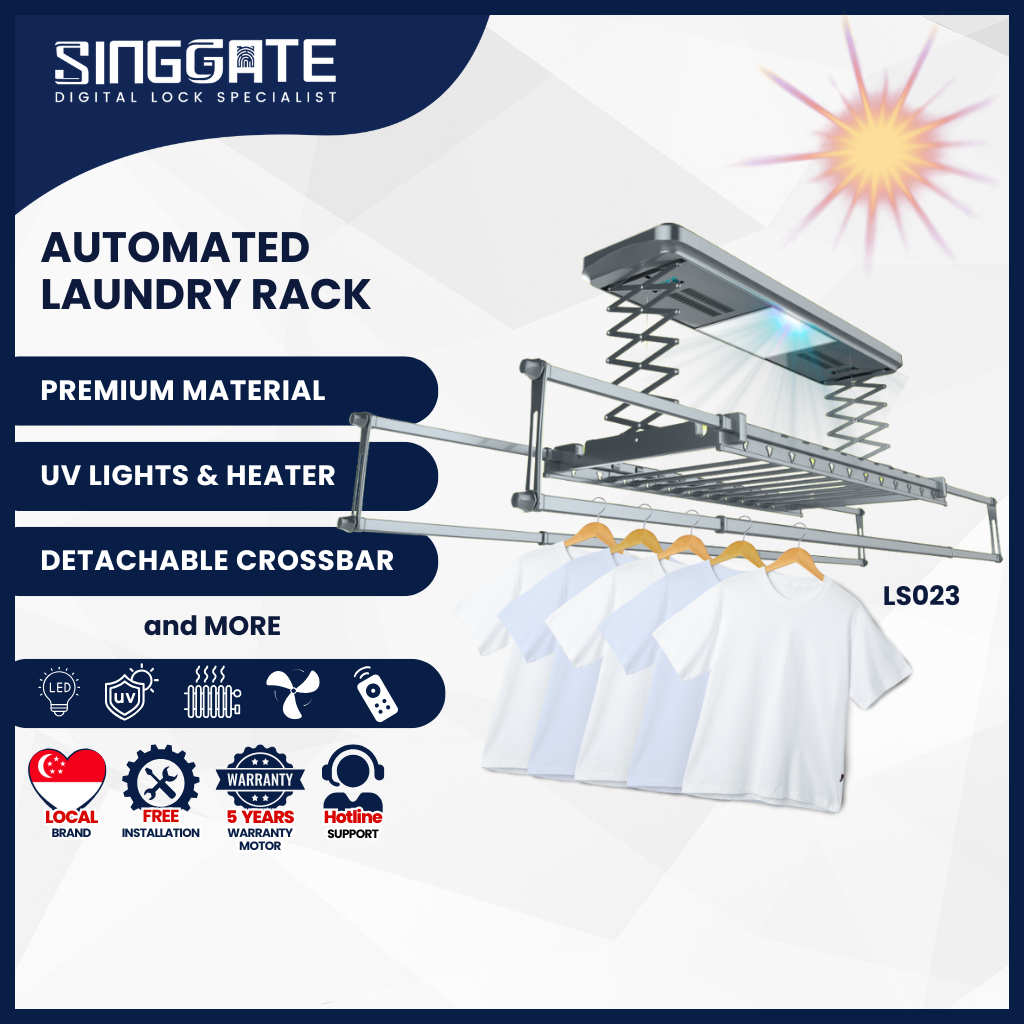 LS023 Automated Laundry Rack