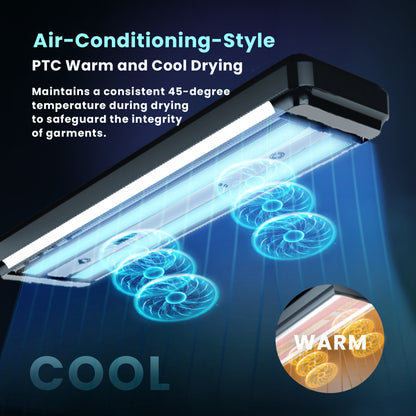 LS060 6x Blower Double Arm & Voice Control Automated Laundry Rack