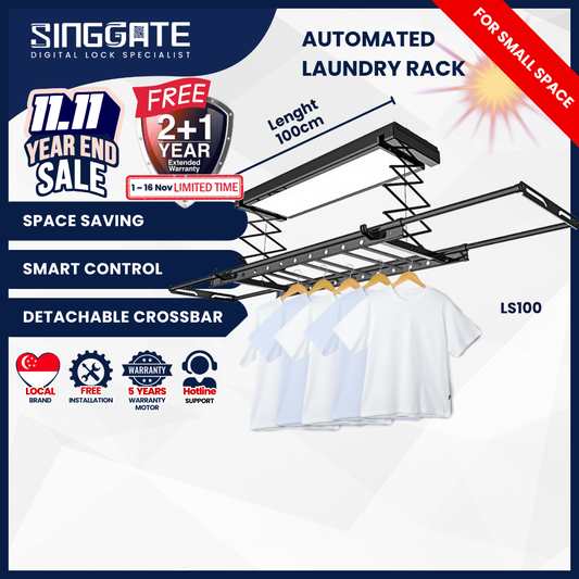LS100 Automated Laundry Rack | Essential Features