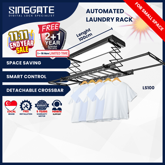 LS100 Automated Laundry Rack | Essential Features