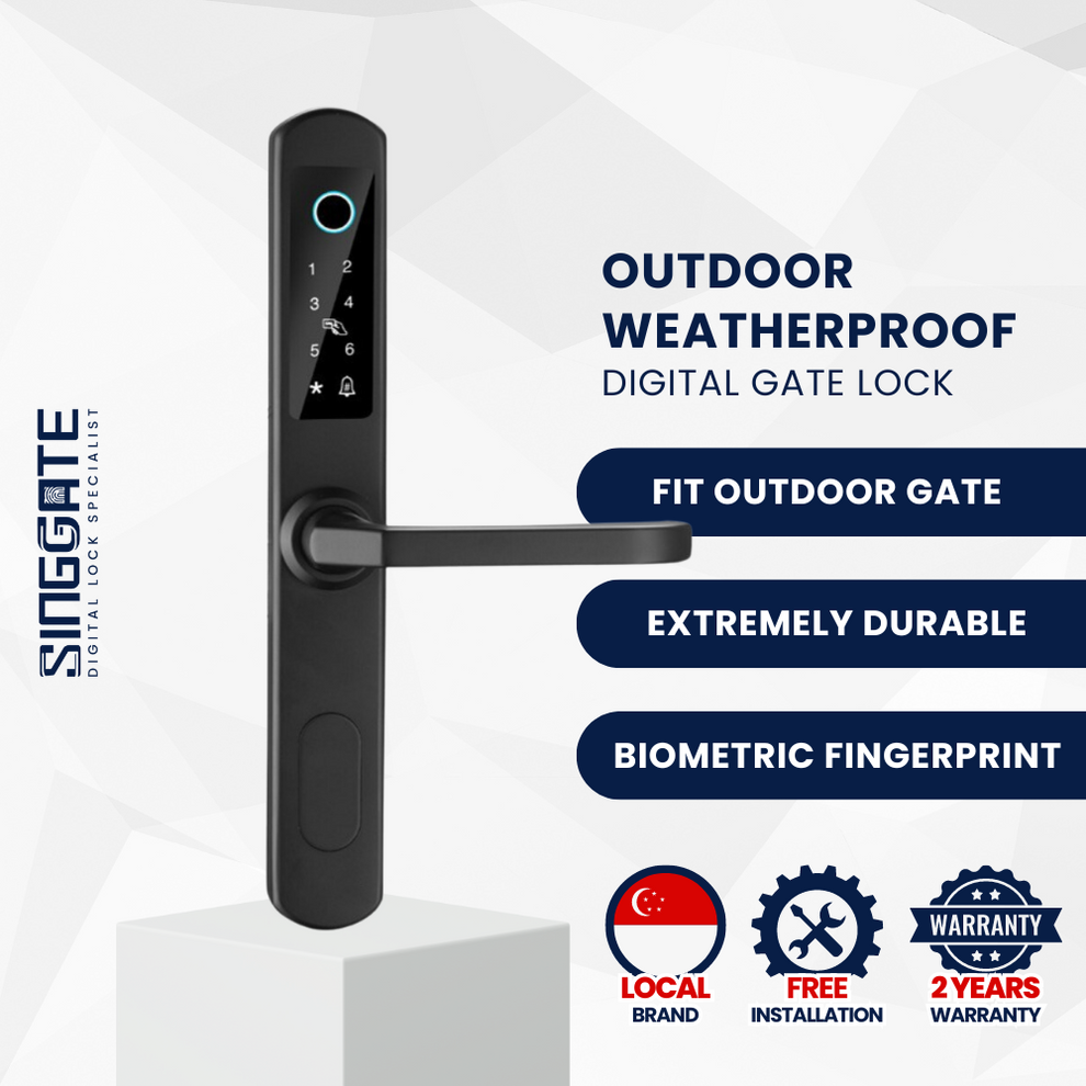 OM008 Outdoor Weather Proof Digital Gate Lock