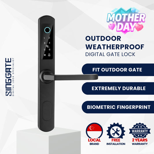 OM008 Outdoor Weather Proof Digital Gate Lock