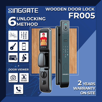 SINGGATE Door & Gate Bundle, *Bundle Deal* FR005 Door Digital Lock + FM021 Metal Gate Digital Lock - SINGGATE Digital Lock