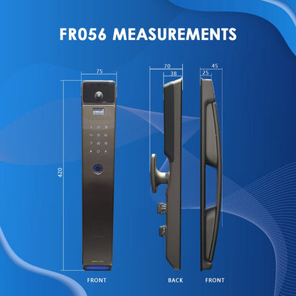 SINGGATE Door Digital Lock, FR056 Digital Door Lock | 3D Face Recognition & Door Viewer Lock - SINGGATE Digital Lock