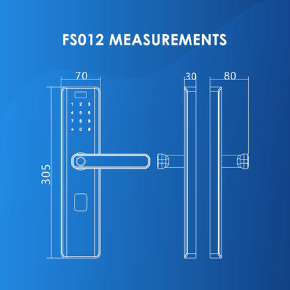 SINGGATE Door & Gate Bundle, *Bundle Deal* FS012 Door Digital Lock + FM021 Metal Gate Digital Lock - SINGGATE Digital Lock