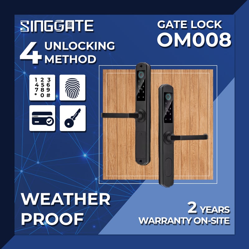 Singgate Gate Digital Lock, OM008 Outdoor Metal Gate Digital Lock - SINGGATE Digital Lock