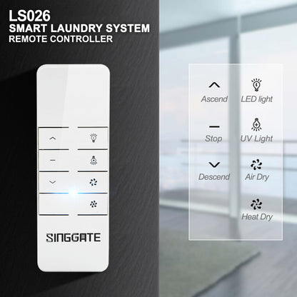 SINGGATE Smart Laundry System, LS026 Automated Laundry Rack - SINGGATE Digital Lock